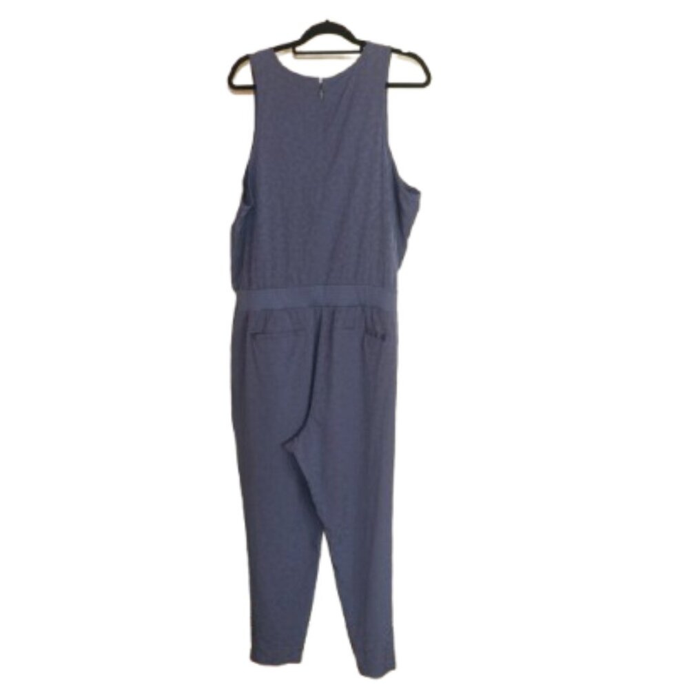Athleta Brooklyn Textured Jumpsuit Size 20 - Picture 3 of 14